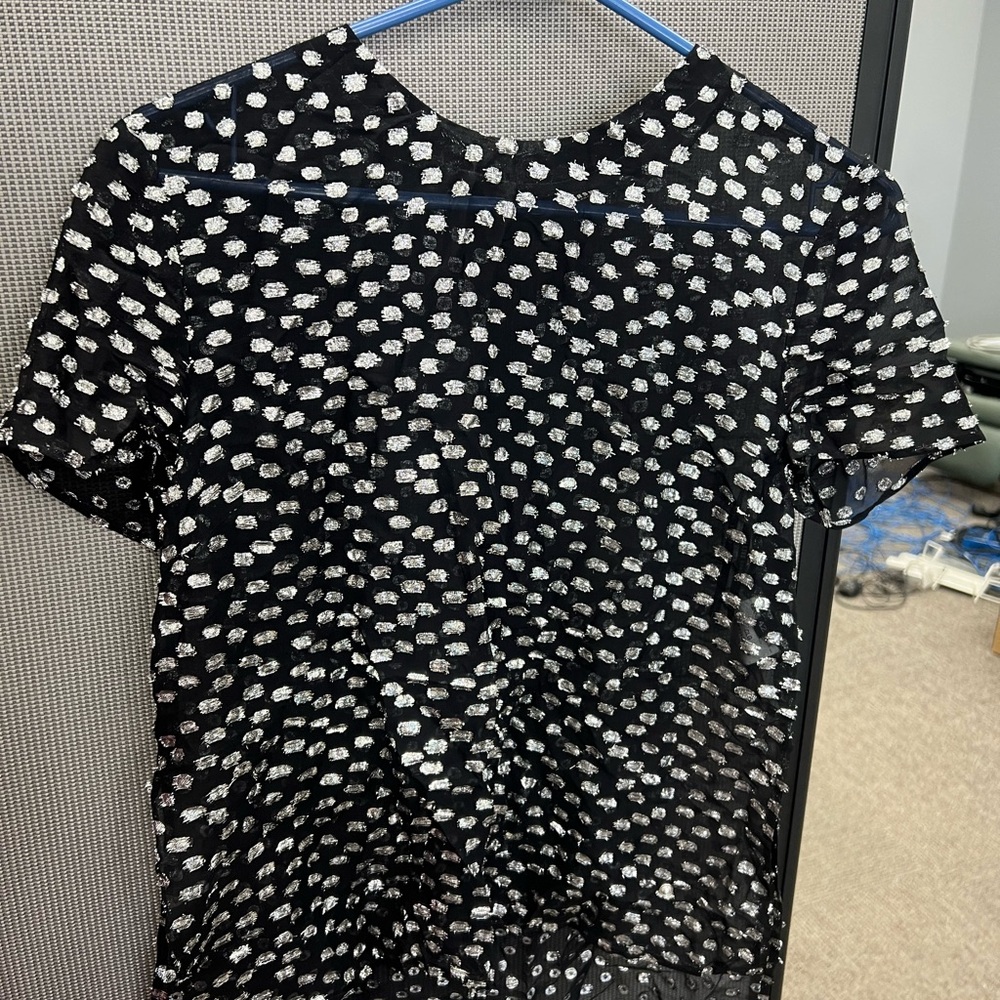 Versus Versace Black and White Patterned Tee